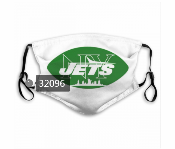 NFL 2020 New York Jets #74 Dust mask with filter
